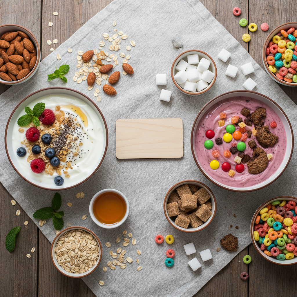 Yogur Natural vs. Yogur de Sabores: La Guía Definitiva para Elegir el Más Saludable